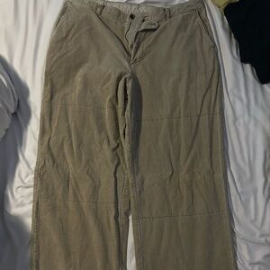 cream/tan/beige nautica corduroy pants